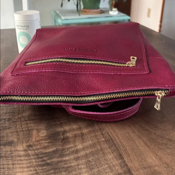 Portland Leather Orchid small Tote backpack. New Unicorn,never carried.